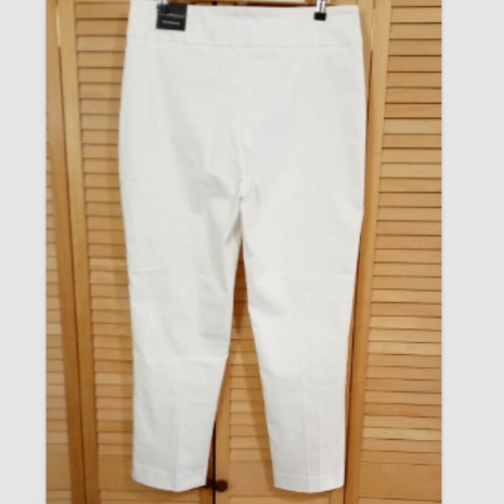 Meg & Margot Pull On Skinny Leg White Ankle Pant XL - Picture 4 of 7